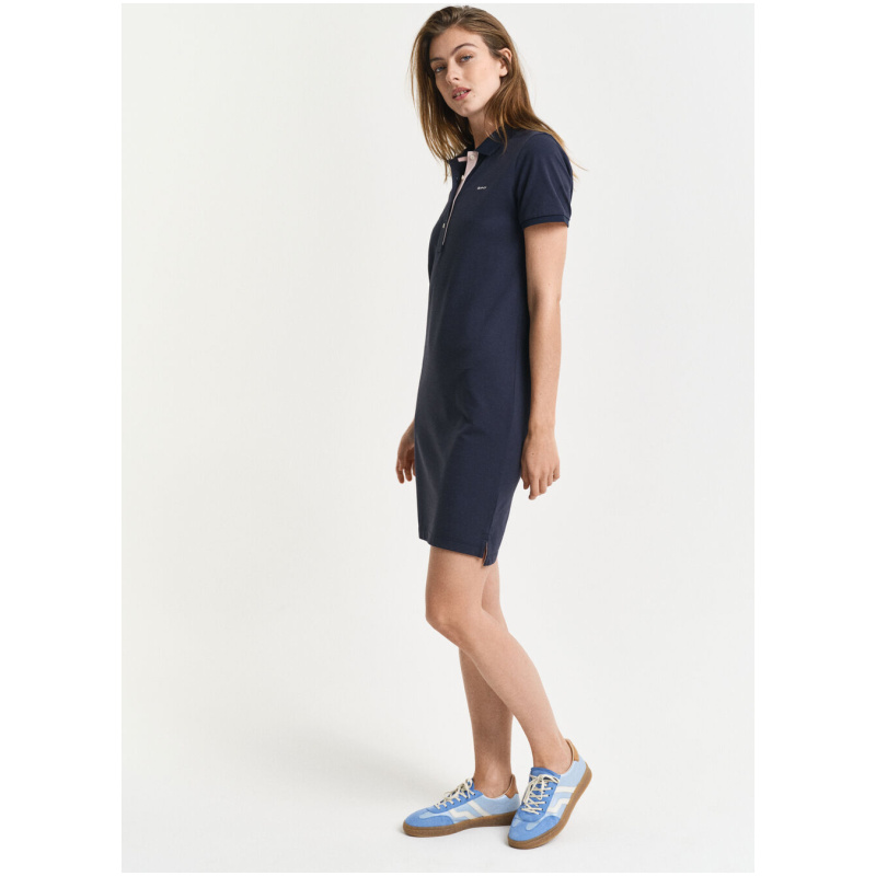 GANT Contrast collared pique polo dress